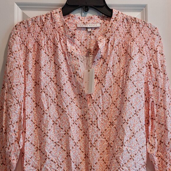 heidi klein Tybee Island Tunic Smock Waist Tiered Mini Dress Women's Size XS - Picture 2 of 13